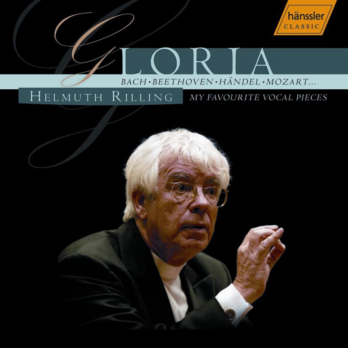 Rilling: Gloria by Gächinger Kantorei Stuttgart, Stuttgart Bach Collegium, Helmuth Rilling, Czech Philharmonic, Prague Chamber Chorus, Oregon Bach Festival Orchestra & Oregon Bach Festival Choir album cover