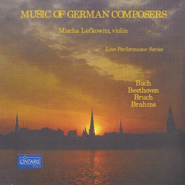Music of German Composers by Mischa Lefkowitz album cover