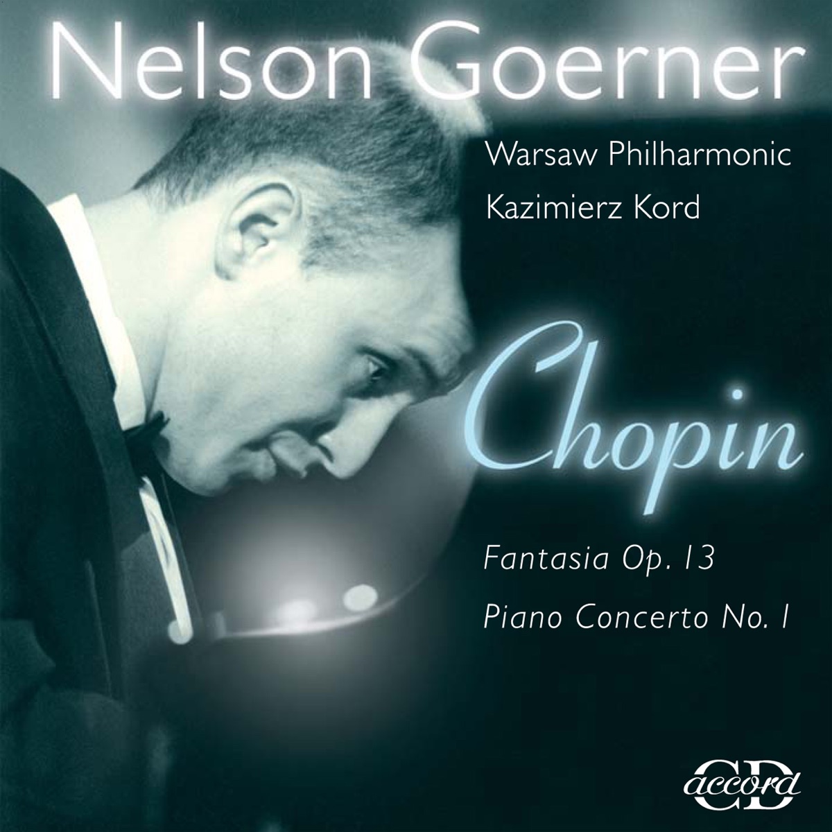 Chopin, F.: Fantasy on Polish Airs - Piano Concerto No. 1 by Warsaw Philharmonic Orchestra, Nelson Goerner & Kazimierz Kord album cover