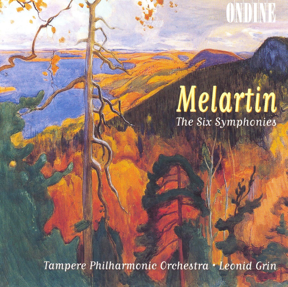 Melartin: Symphonies Nos. 1-6 by Tampere Philharmonic Orchestra, Leonid Grin & Lilli Paasikivi album cover