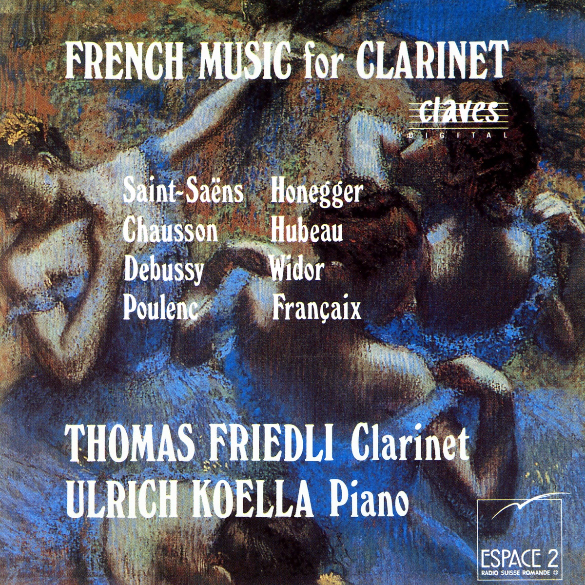 French Music for Clarinet by Thomas Friedli & Ulrich Koella album cover