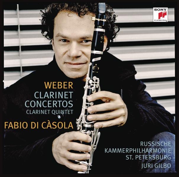 Weber: Concertos for Clarinet and Orchestra by Fabio Di Casola, Russische Kammerphilharmonie St. Petersburg & Juri Gilbo album cover