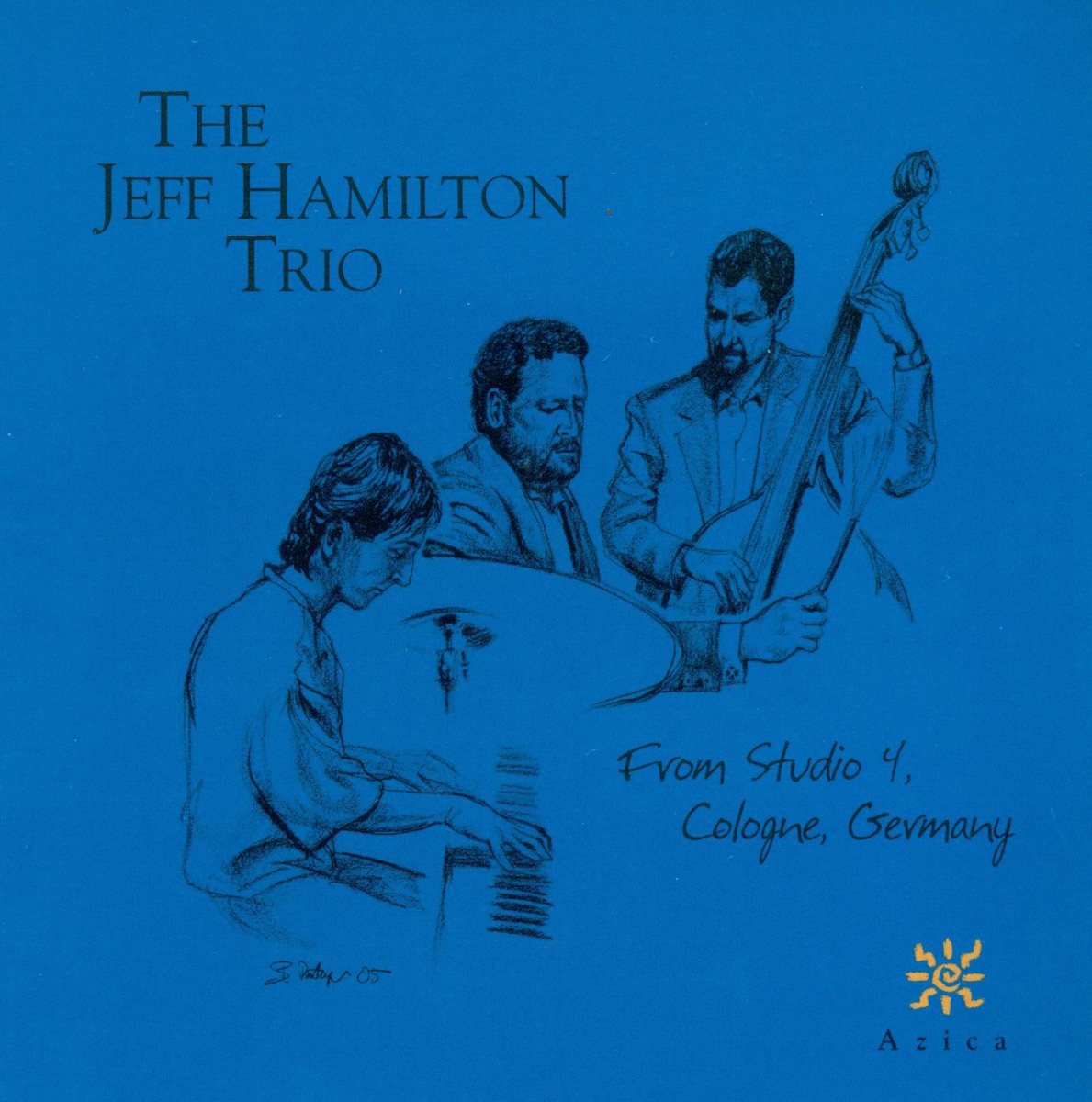 From Studio 4, Cologne, Germany by Jeff Hamilton Trio album cover
