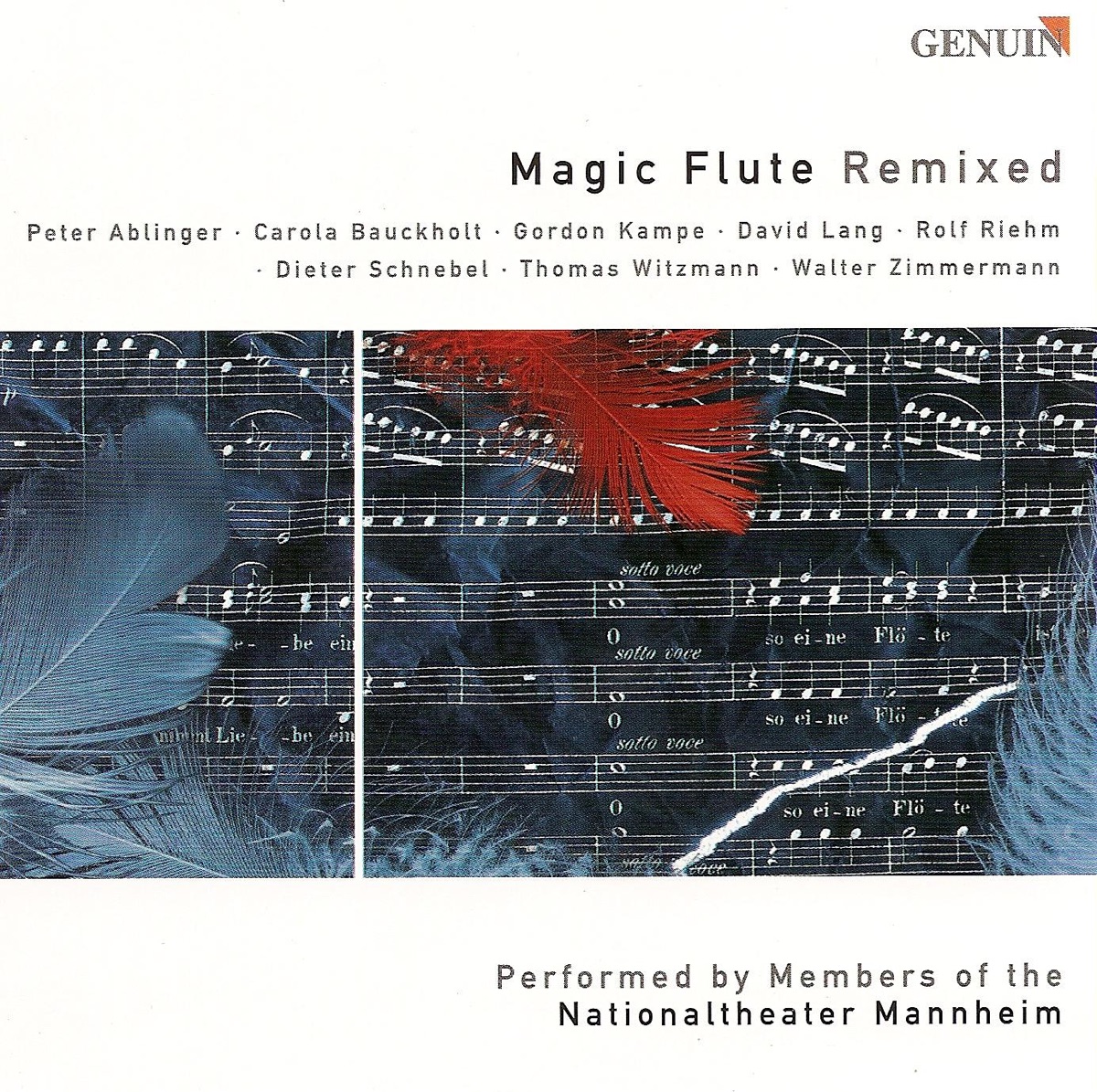 Magic Flute Remixed - Schnebel: Ein Madchen Oder … - Lang: O Isis and Osiris - Riehm: Ach, Konigin - Bauckholt: P.S. by Robert Armbruster & Mannheim National Theatre album cover