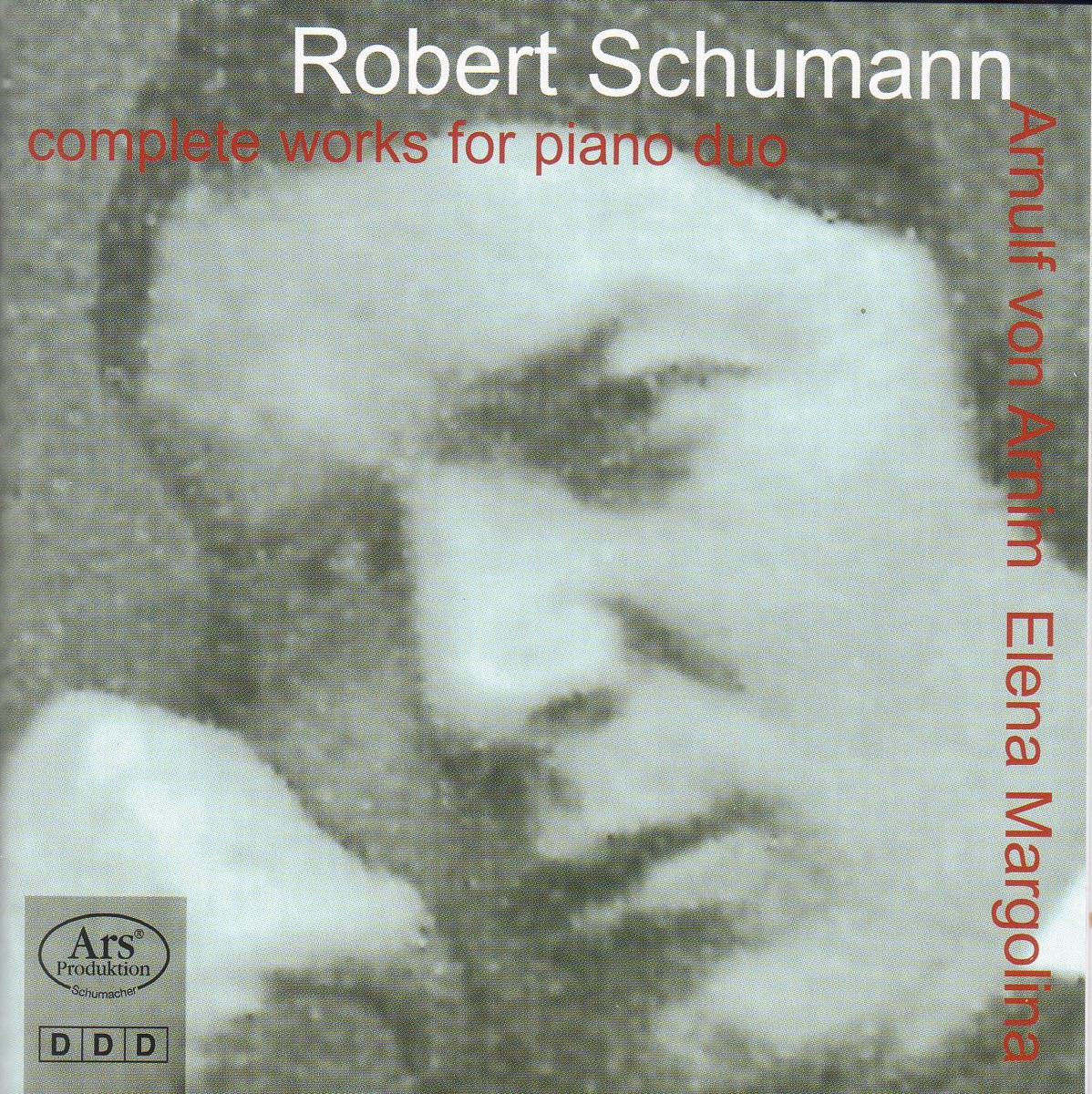Schumann: Complete Works for Piano Duo by Elena Margolina & Arnulf von Arnim album cover