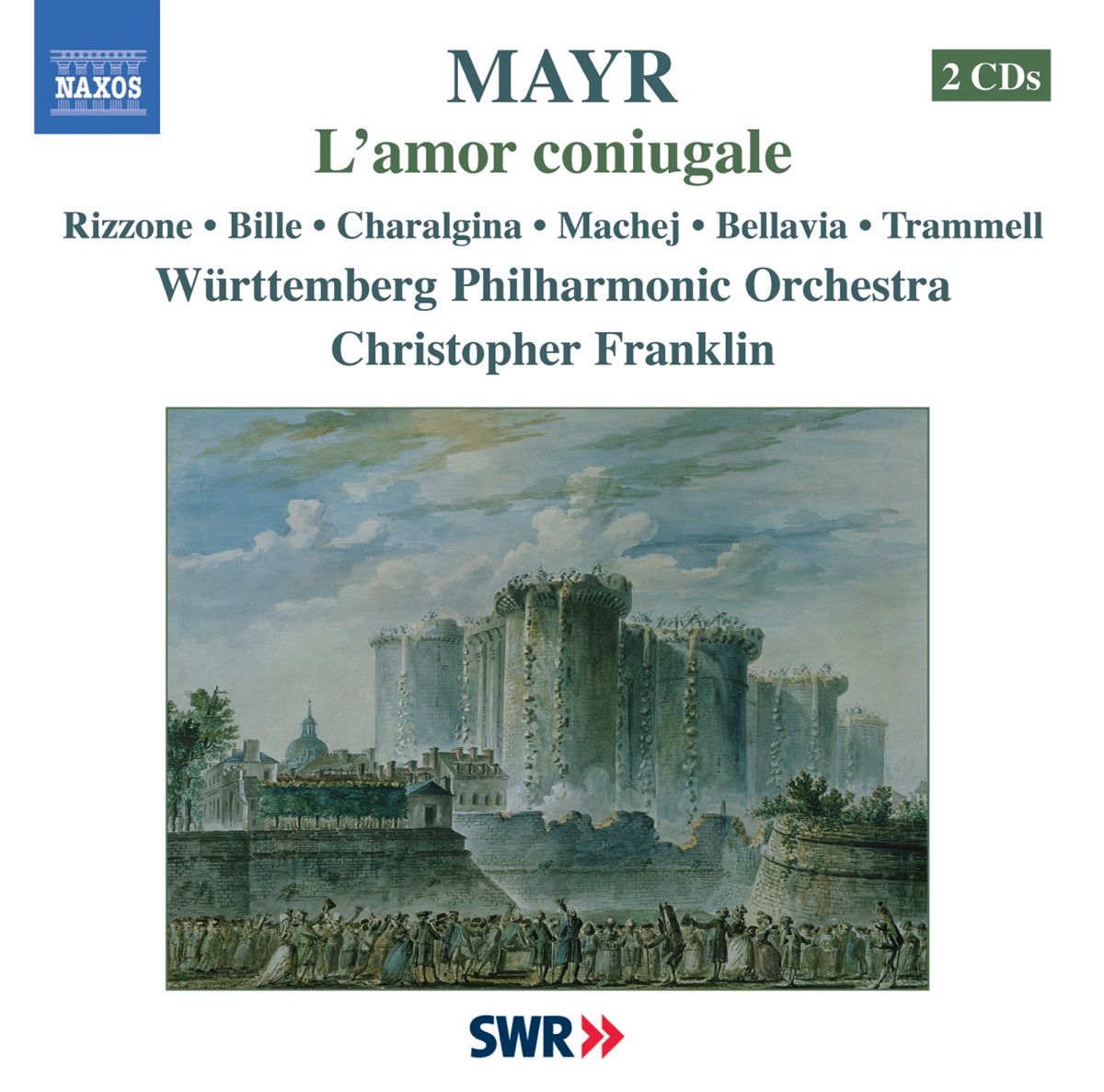 Mayr: L'Amor Coniugale by Christopher Franklin & Wurttemberg Philharmonic Orchestra album cover