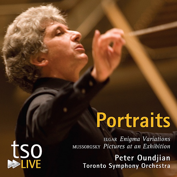 Portraits - Elgar: Enigma Variations & Mussorgsky: Pictures At an Exhibition (TSO Live) by Toronto Symphony Orchestra & Peter Oundjian album cover