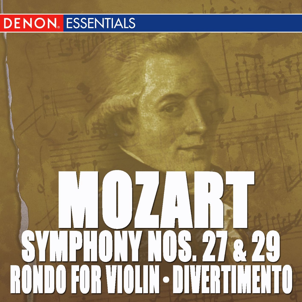 Mozart: Symphony Nos. 27 & 29 - Rondo for Orchestra - Divertimento, KV 137 by Concertgebouw Chamber Orchestra & Eduardo Marturet album cover