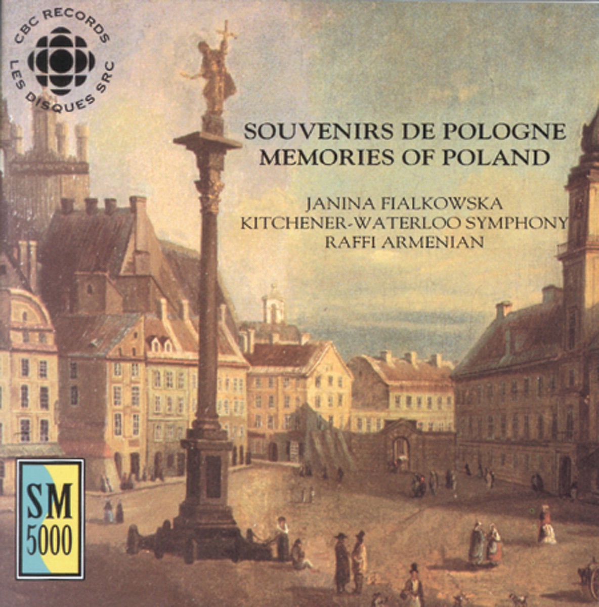 Memories of Poland by Janina Fialkowska, Raffi Armenian & Kitchener-Waterloo Symphony album cover