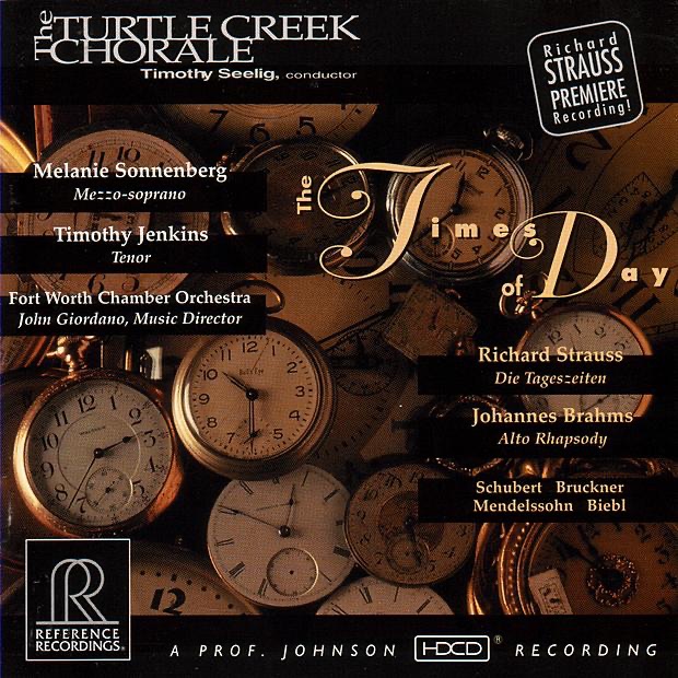 The Times of Day by Fort Worth Chamber Orchestra, Tim Seelig & Turtle Creek Chorale album cover