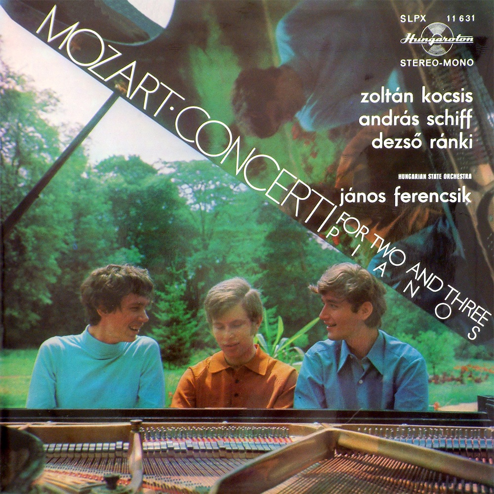 Concerti For Two And Three Pianos (Hungaroton Classics) by Zoltán Kocsis, Hungarian State Orchestra, János Ferencsik, Dezső Ránki & András Schiff album cover