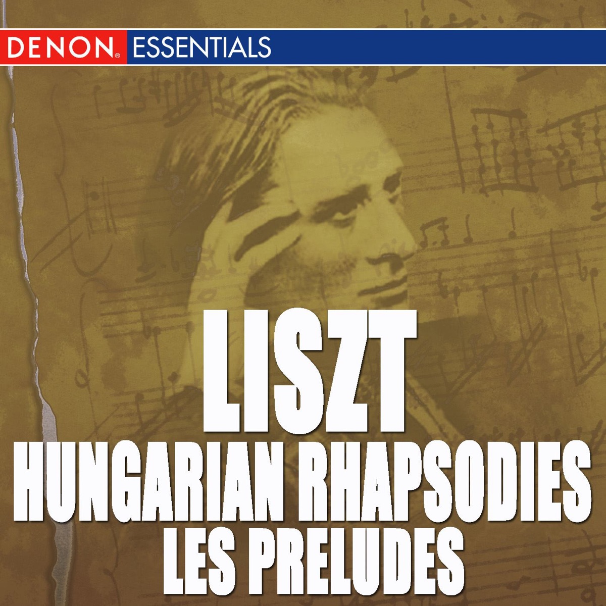 Liszt: Hungarian Rhapsodies & Les Préludes by Moscow RTV Symphony Orchestra & Genadi Cherkasov album cover