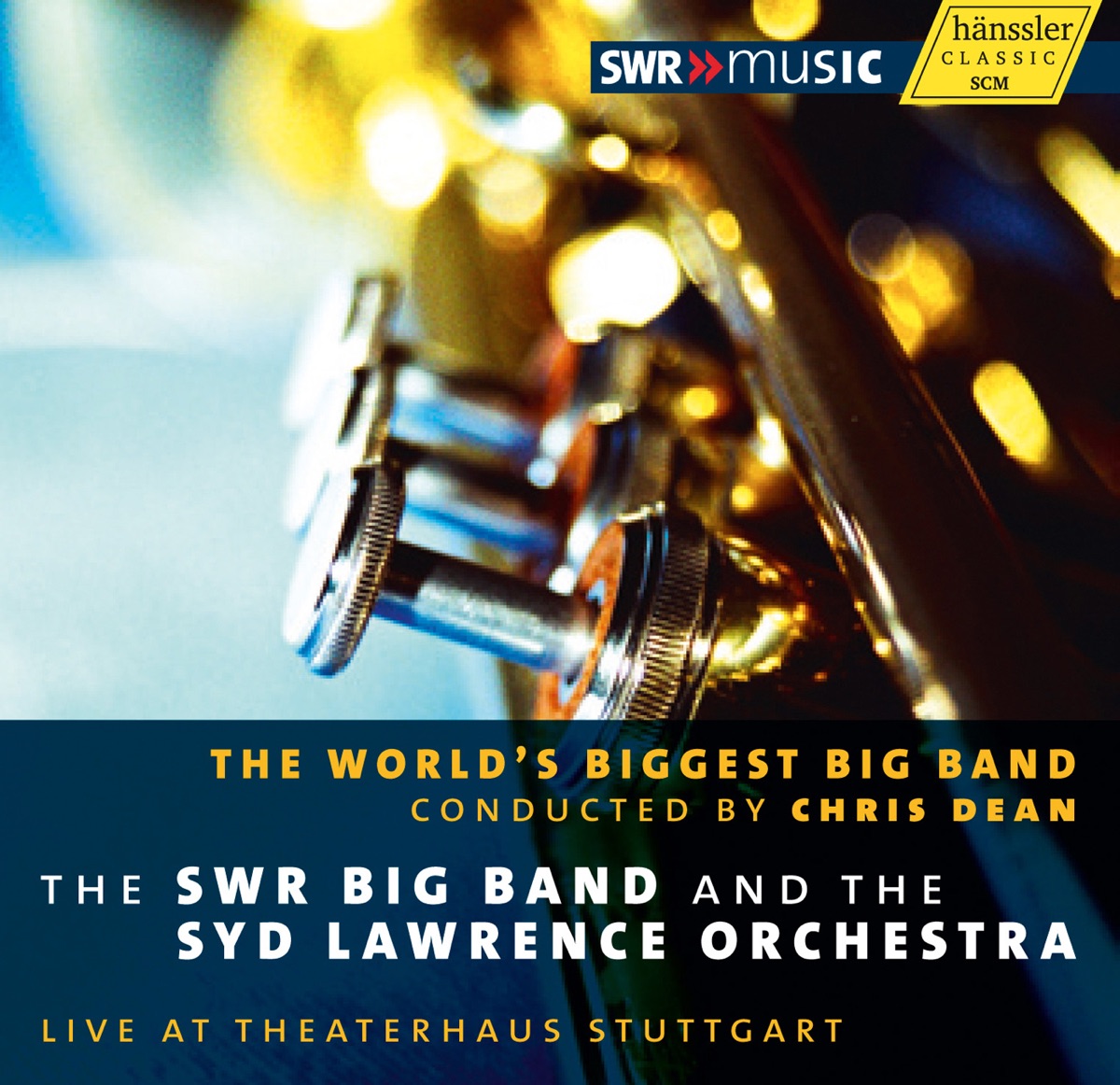 The World's Biggest Big Band by Chris Dean, South West German Radio Big Band & Syd Lawrence Orchestra album cover