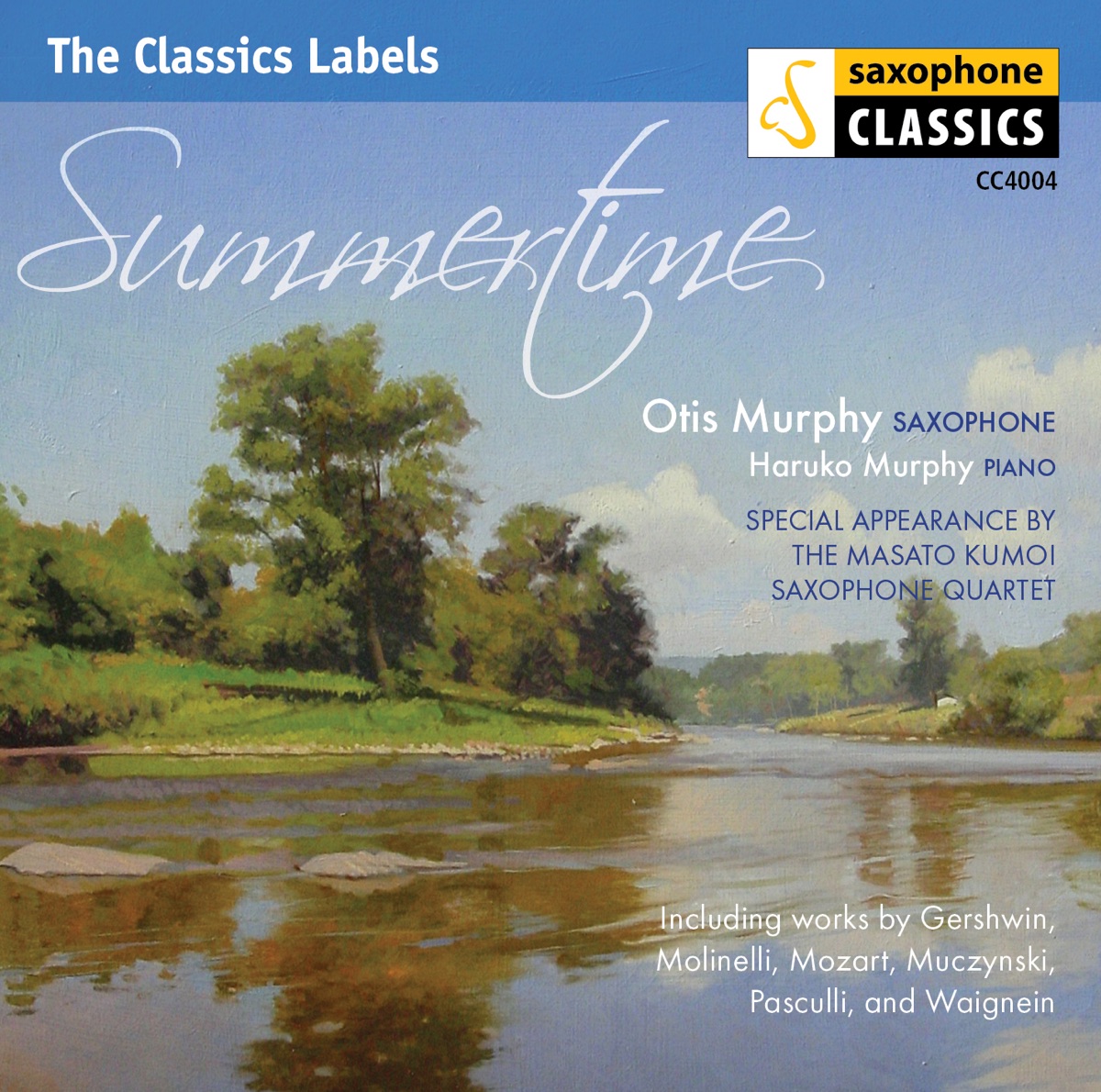 Summertime by Otis Murphy, Haruko Murphy & Masato Kumoi Saxophone Quartet album cover