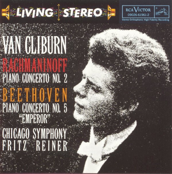 Rachmaninoff / Beethoven: Piano Concertos by Chicago Symphony Orchestra & Van Cliburn album cover