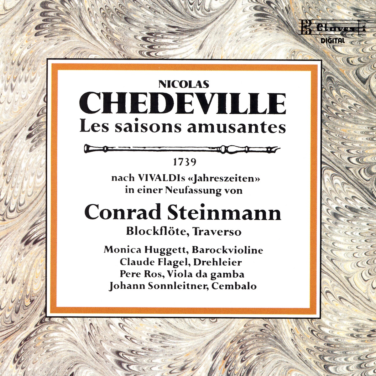 Les saisons amusantes by Conrad Steinman, Monica Huggett, Claude Flagel, Pere Ros & Johann Sonnleitner album cover