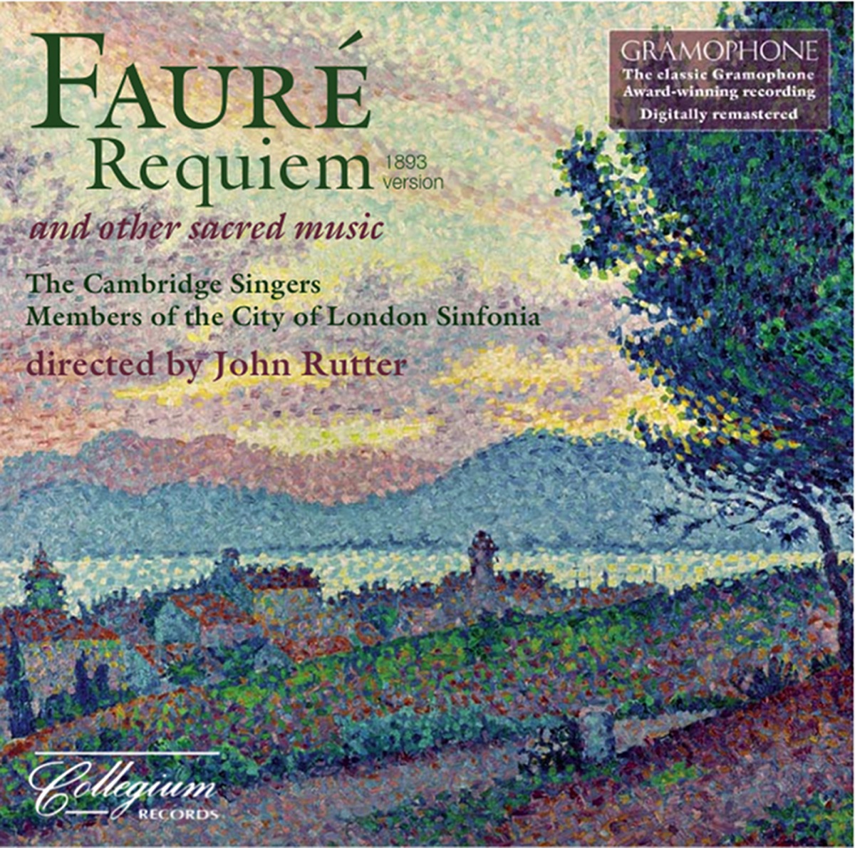 Fauré: Requiem & Other Sacred Music by The Cambridge Singers & John Rutter album cover