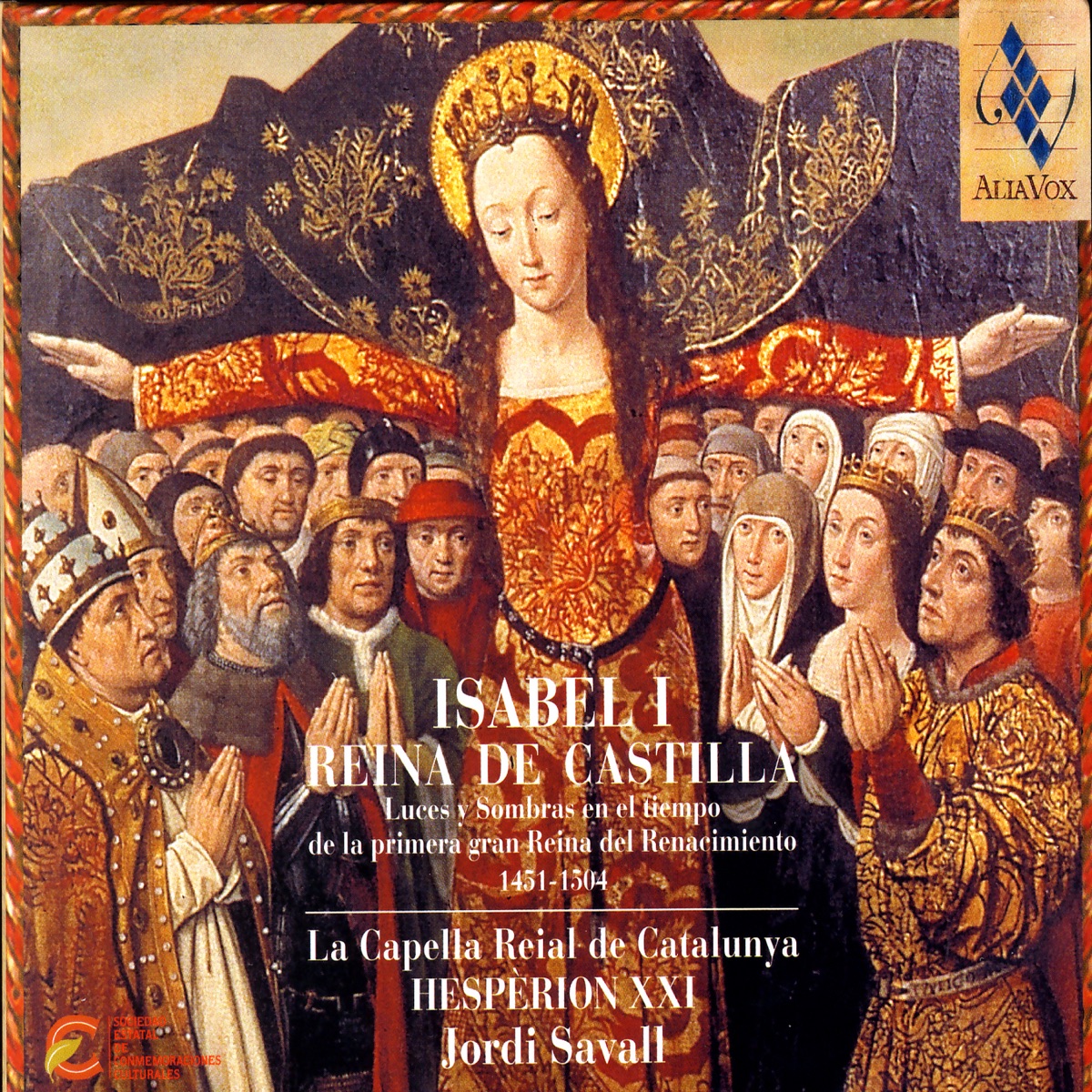Isabel I, Reina de Castilla by Hespèrion XXI, Jordi Savall & La Capella Reial De Catalunya album cover