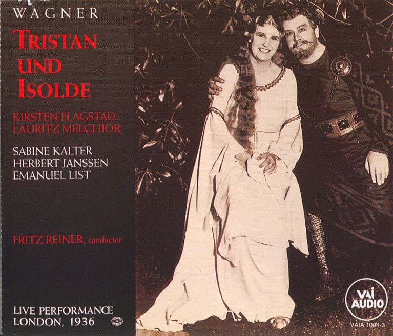 Tristan and Isolde (1936 Live Performance) by Fritz Reiner, Kirsten Flagstad, Lauritz Melchior & London Philharmonic Orchestra album cover