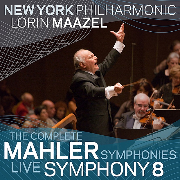 Mahler: Symphony No. 8 (Live) by New York Philharmonic & Lorin Maazel album cover