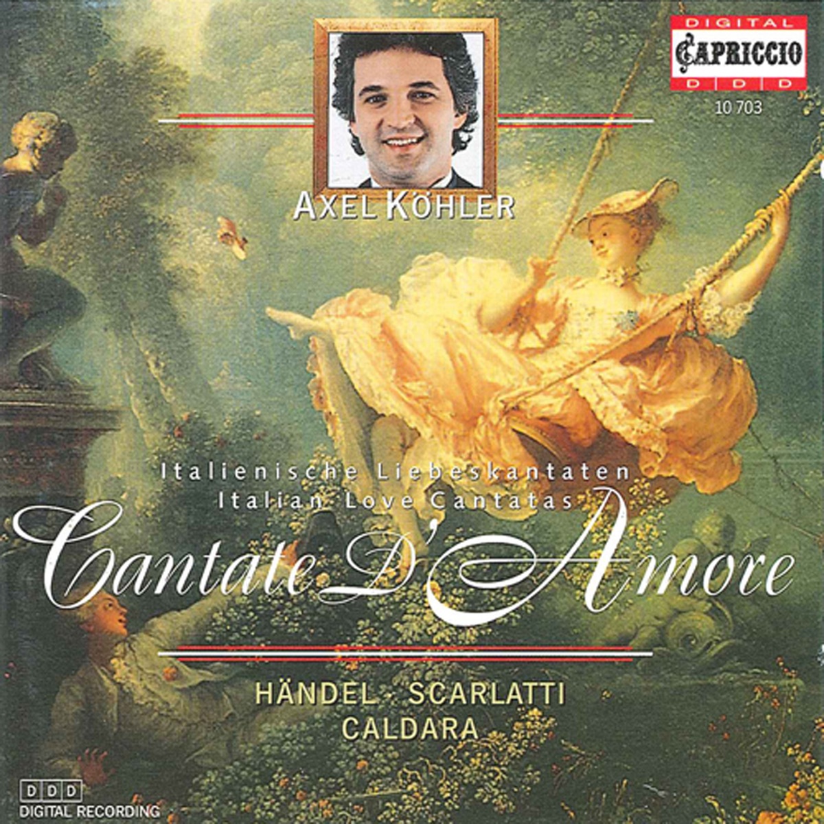 Cantate d'amore: Italian Love Cantatas by Axel Köhler, Raphael Alpermann, Christoph Huntgeburth, Balázs Máté & Anne Schumann album cover