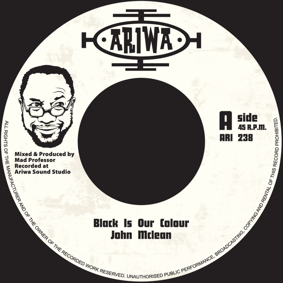 Black Is Our Colour - Single by John McLean album cover