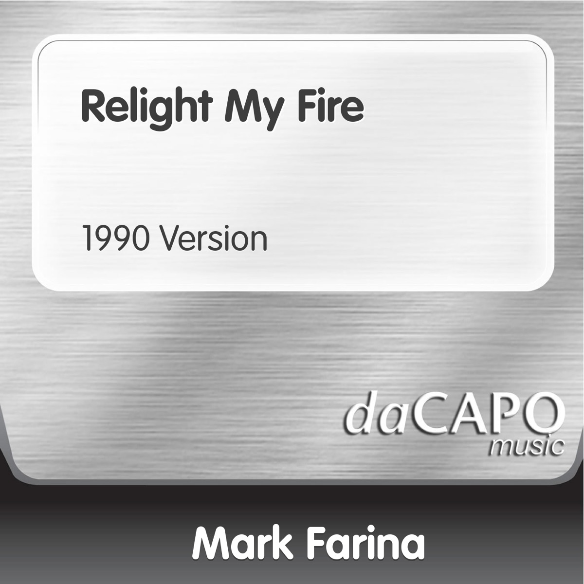 Relight My Fire (feat. BB) - Single by Mark Farina album cover