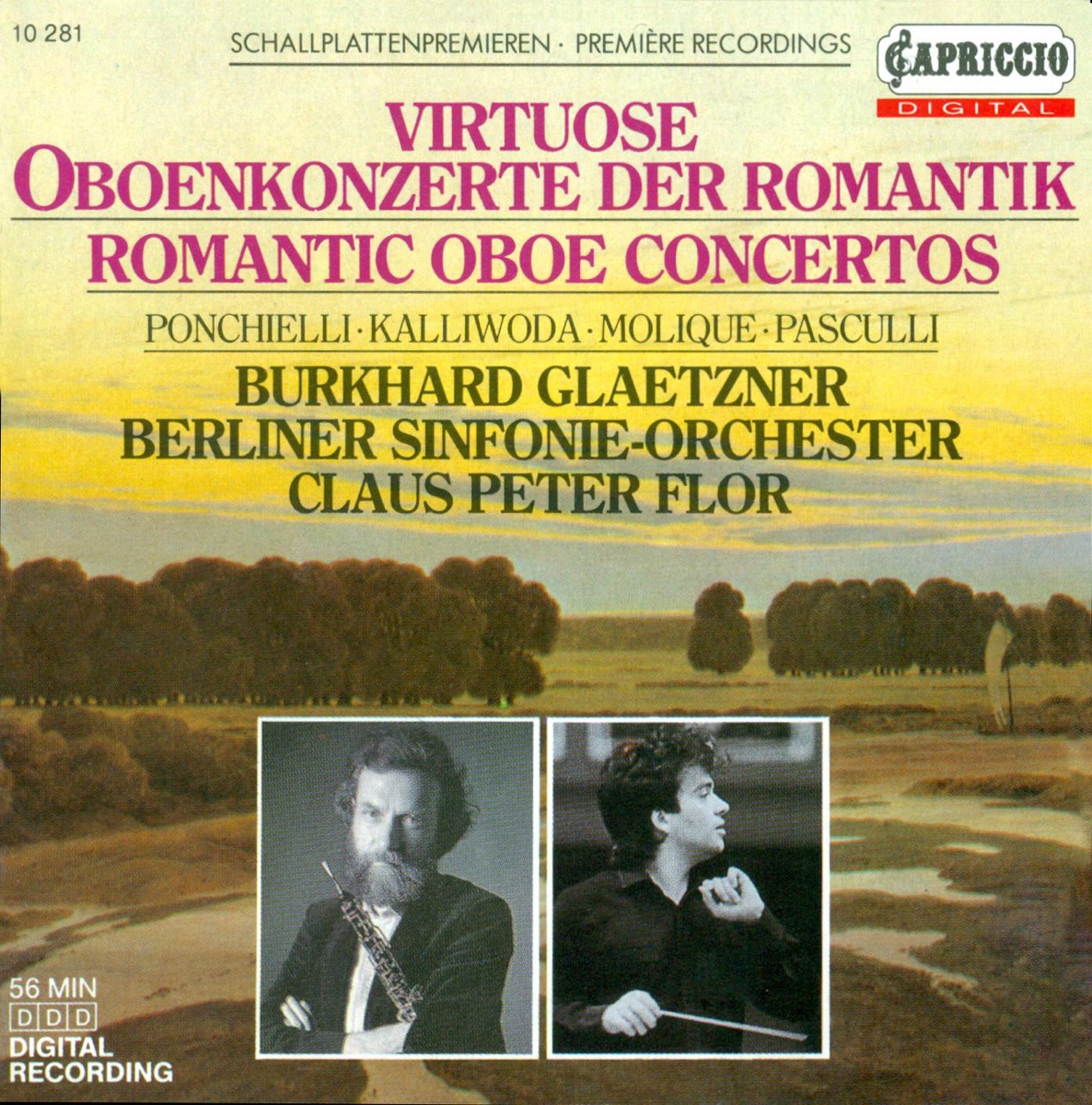Oboe Concertos by Berlin Symphony Orchestra, Claus Peter Flor & Burkhard Glaetzner album cover
