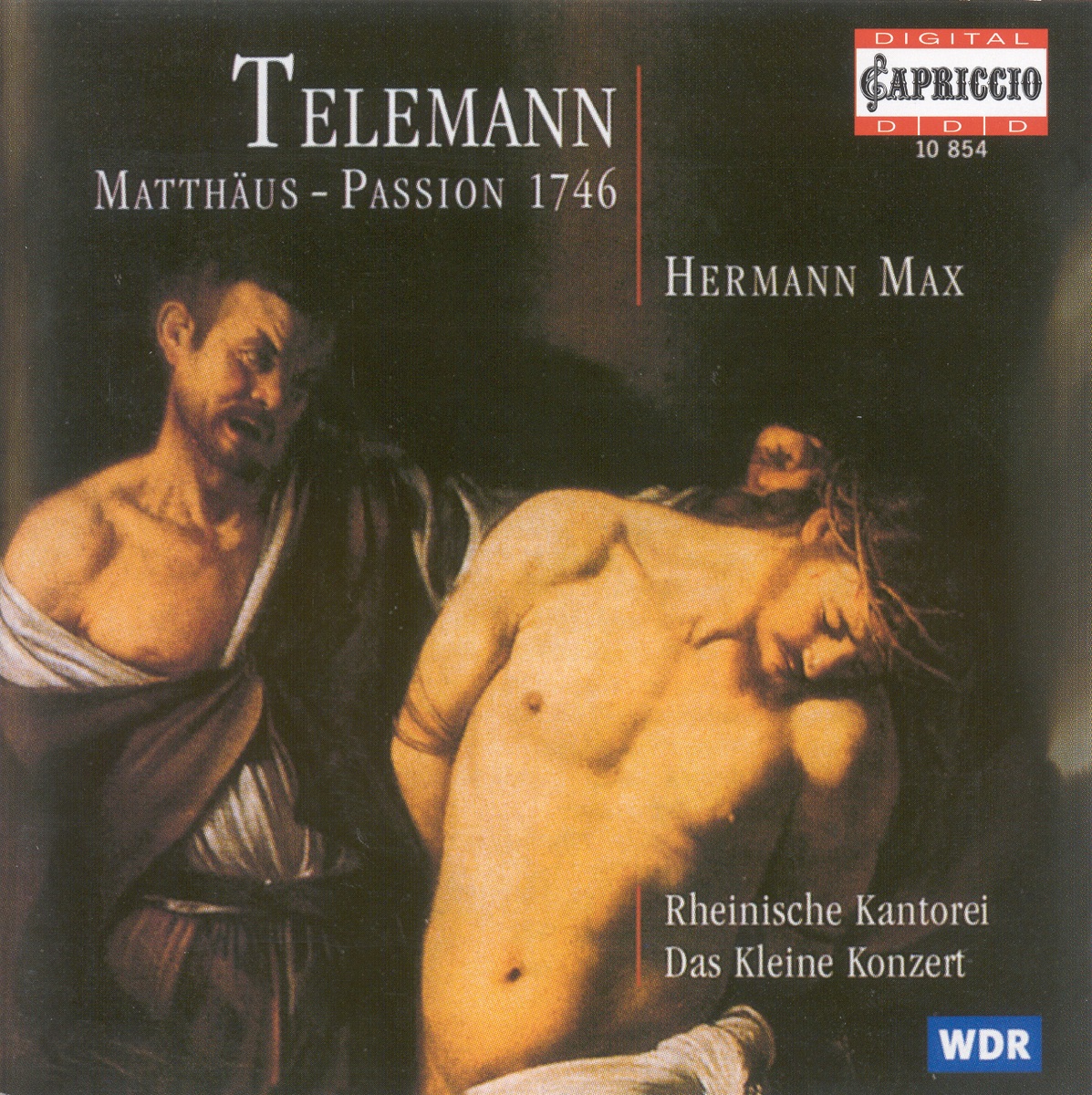 Telemann: St. Matthew Passion by Veronika Winter, Rheinische Kantorei & Hermann Max album cover