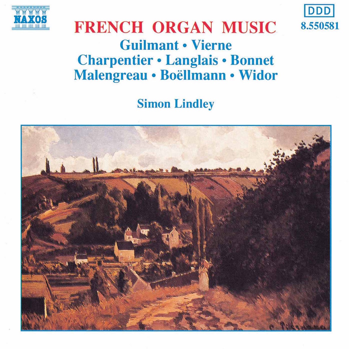 French Organ Music by Simon Lindley album cover