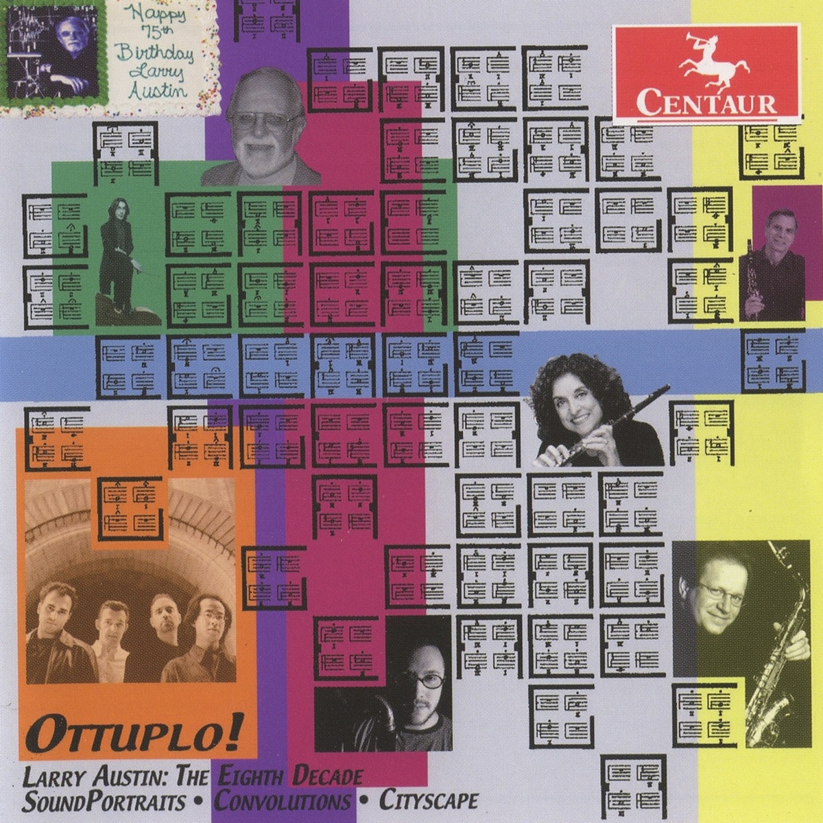 CDCM Computer Music Series, Vol. 35: Ottuplo! by Flux Quartet, Larry Austin, F. Gerard Errante, Steve Duke, Robert Black, Michael Lowenstern & Jacquiline Martelle album cover