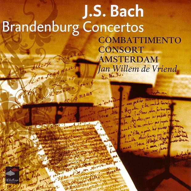 Bach: Brandenburg Concertos by Combattimento Consort Amsterdam & Jan Willem de Vriend album cover