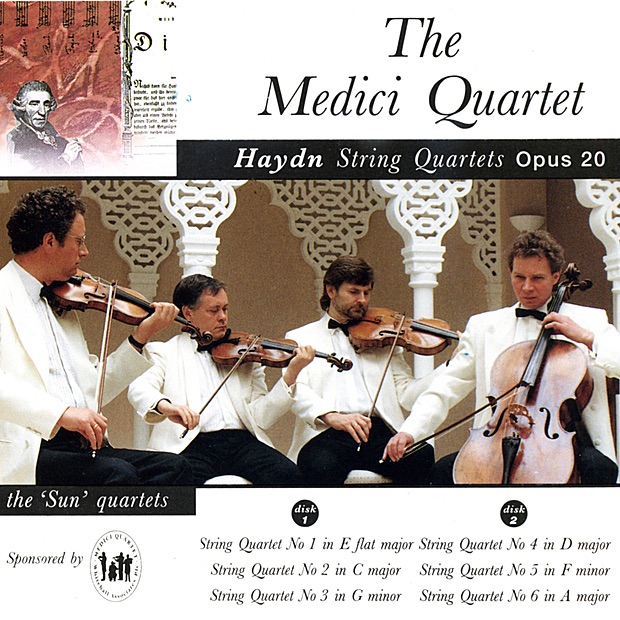 Haydn: String Quartets Opus 20, Nos. 1-6 by Medici Quartet album cover