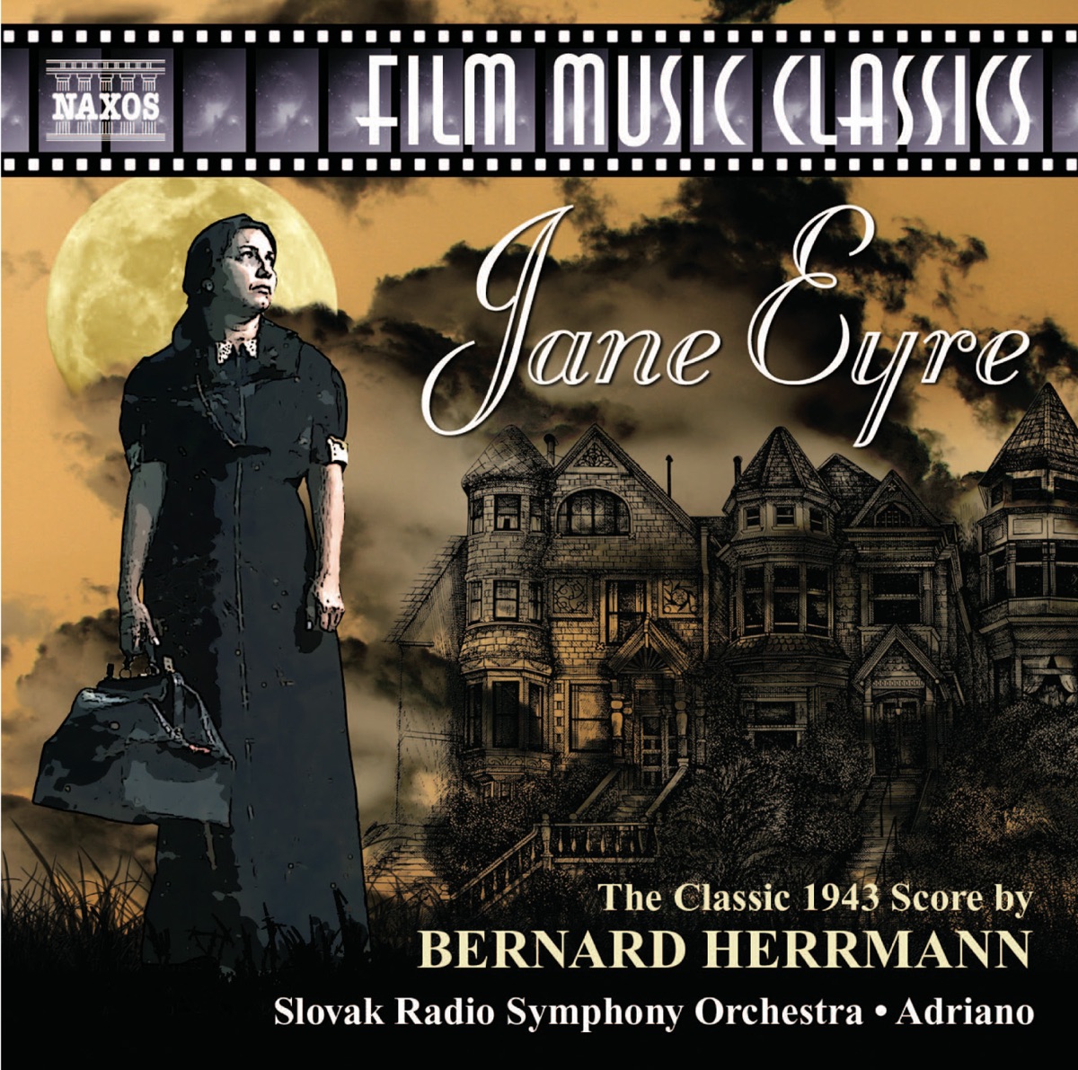 Herrmann: Jane Eyre by Slovak Radio Symphony Orchestra & Adriano album cover