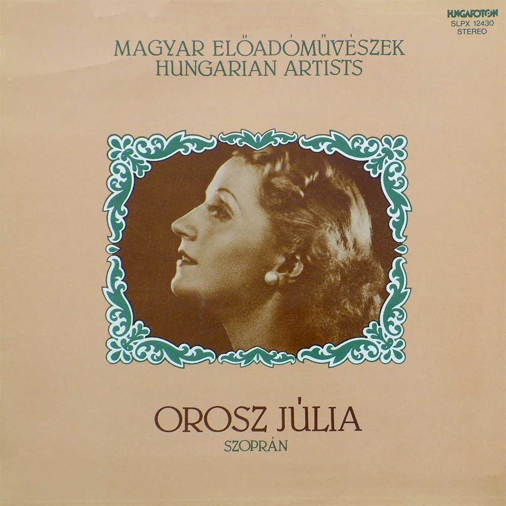 Magyar Előadóművészek by Júlia Orosz album cover