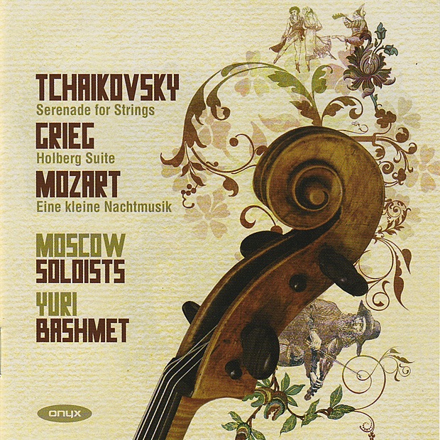 Tchaikovsky: Serenade for Strings - Grieg: Holberg Suite - Mozart: Eine Kleine Nachtmusik by Moscow Soloists & Yuri Bashmet album cover