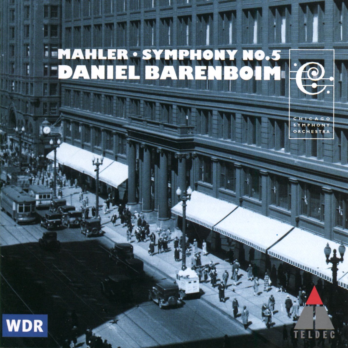 Mahler: Symphony No. 5 by Chicago Symphony Orchestra & Daniel Barenboim album cover