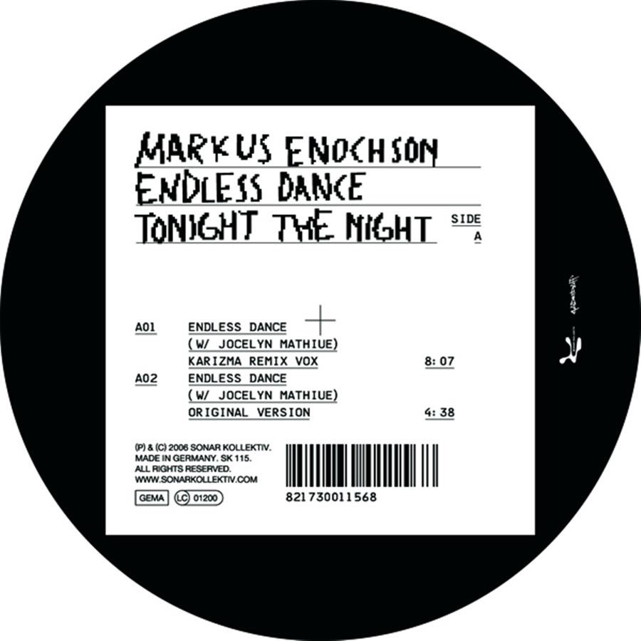 Endless Dance / Tonight the Night - EP by Markus Enochson album cover