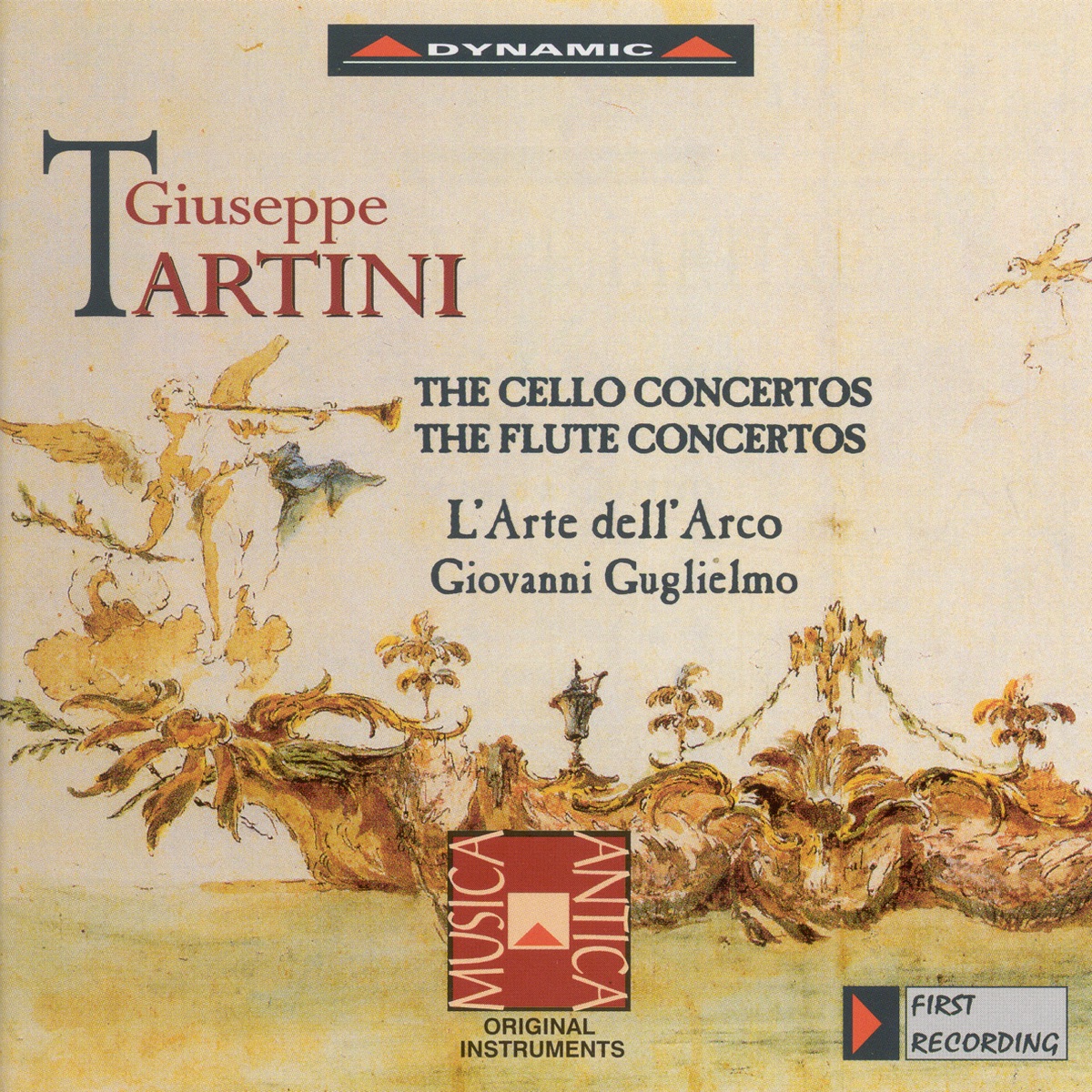 Tartini: Cello Concertos, Flute Concertos by L' Arte dell'Arco, Pietro Bosna, Giovanni Guglielmo & Mario Folena album cover