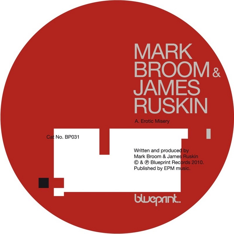 Erotic Misery - EP by Mark Broom & James Ruskin album cover