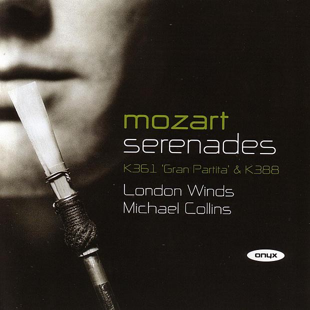 Mozart Serenades K361 'Gran Partita' & K388 by London Winds & Michael Collins album cover