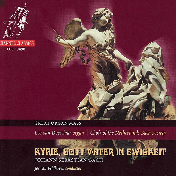 J.S. Bach: Kyrie, Gott Vater In Ewigkeit by Jos van Veldhoven, Leo Van Doeselaar & Netherlands Bach Society album cover