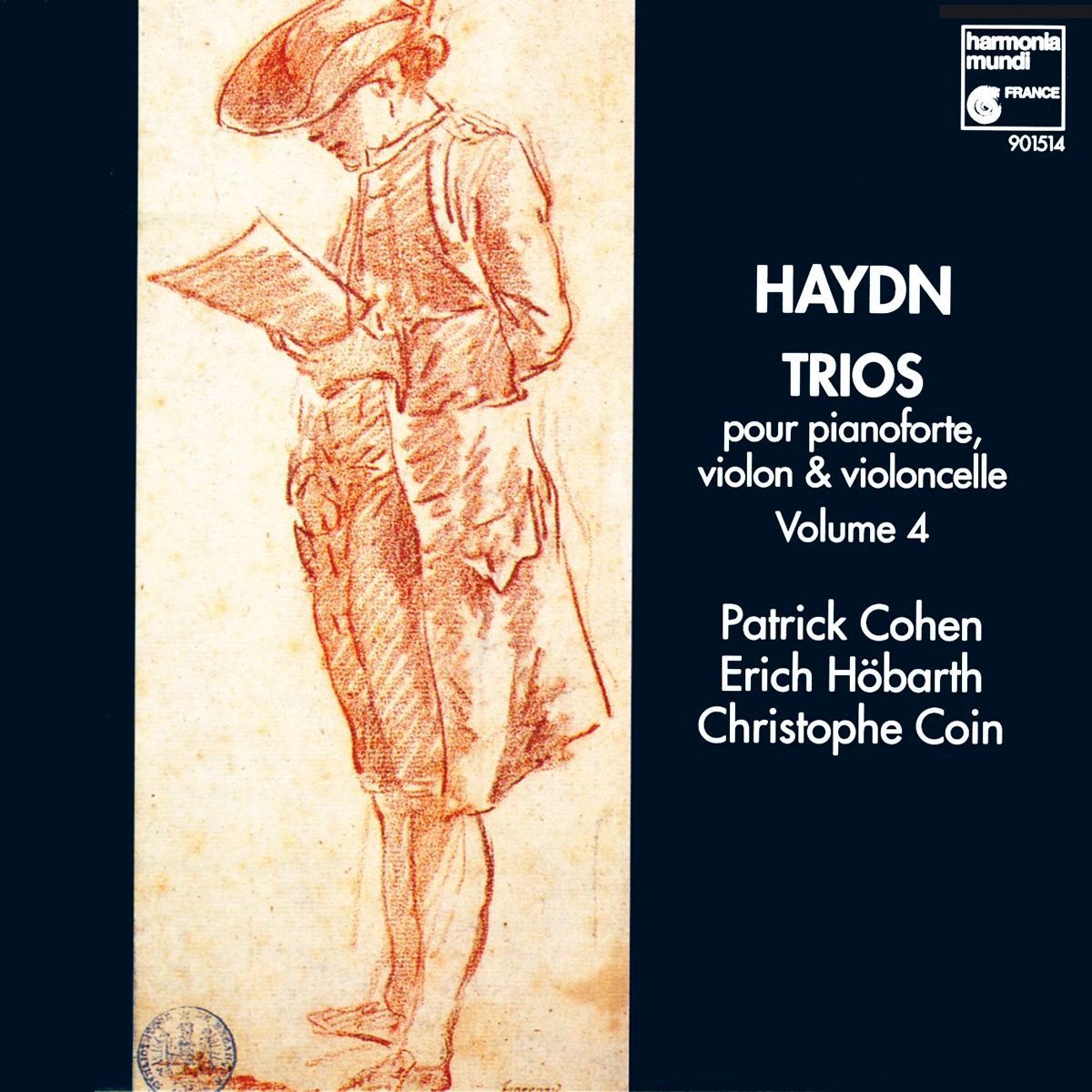 Haydn: Piano Trios Nos. 38 & 40 by Christophe Coin, Erich Höbarth & Patrick Cohen album cover