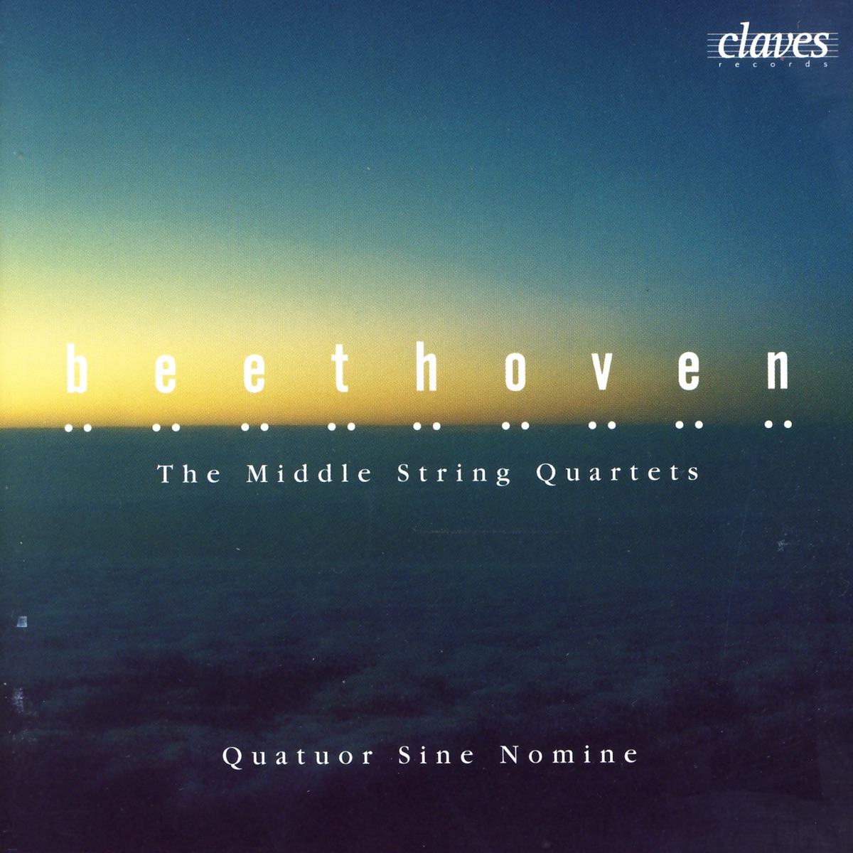 Beethoven: String Quartets Op. 59, Op. 74 & Op. 95 by Quatuor Sine Nomine album cover