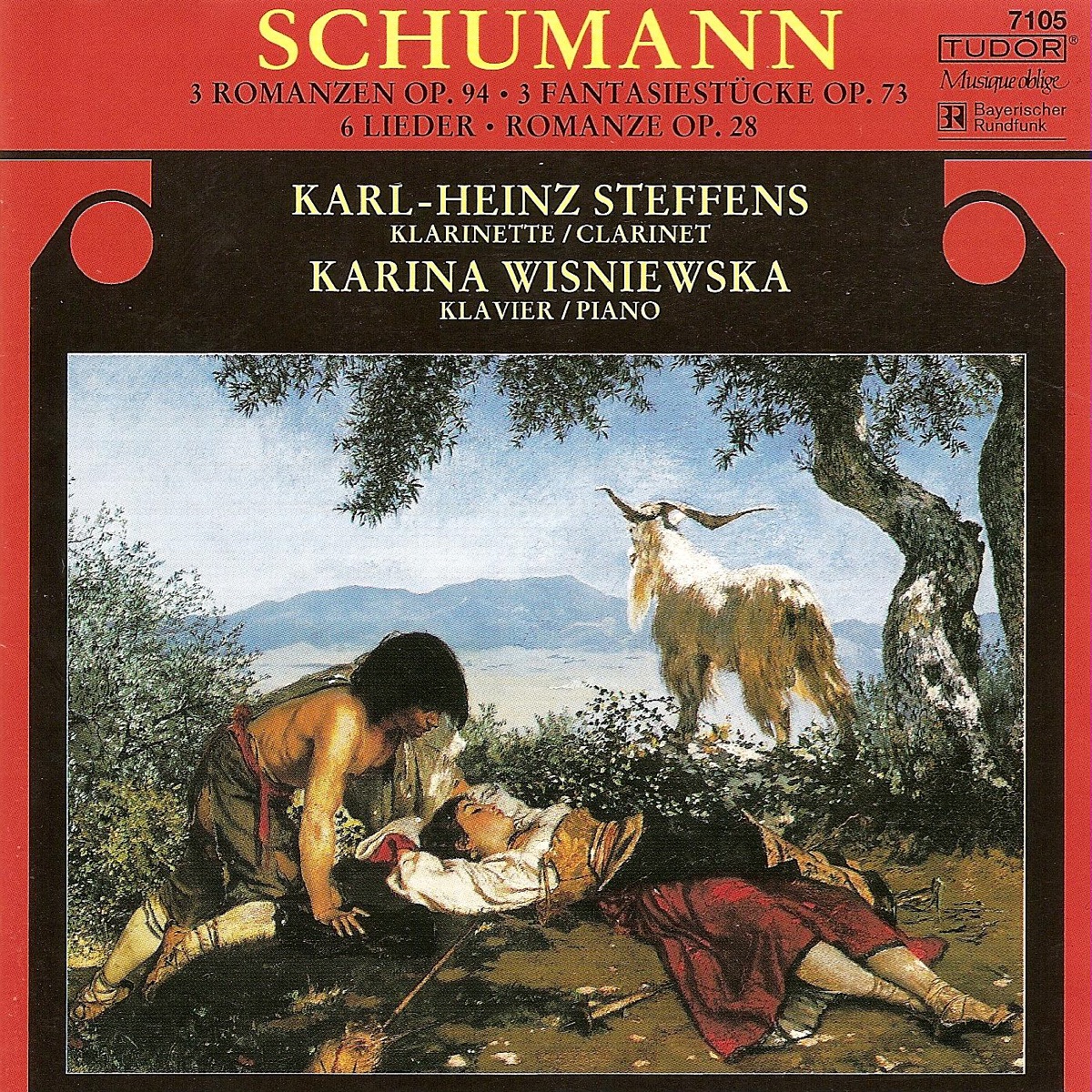 Schuman, R: 3 Romanzen, Op. 94, Fantasiestucke, 5 Pieces In Folk Style by Karl-Heinz Steffens & Karina Wisniewska album cover