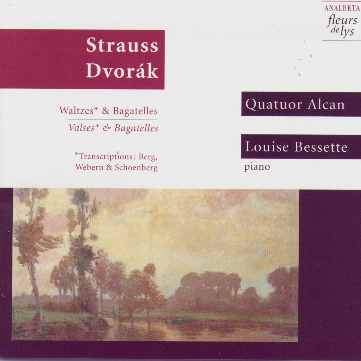 Waltzes (transcriptions: Berg, Webern & Schönberg) & Bagatelles by Louise Bessette album cover