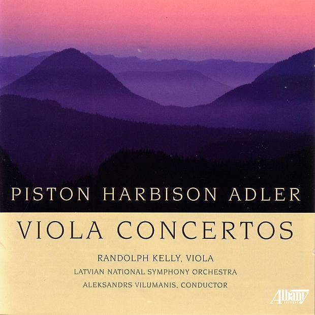 Adler: American Viola Concertos by Aleksandrs Viļumanis, Latvian National Symphony Orchestra & Randolph Kelly album cover