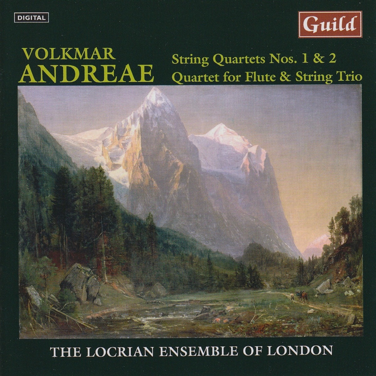 Volkmar Andreae - String Quartets by The Locrian Ensemble Of London, Rita Manning, Philip Dukes, Justin Pearson & Warren Zielinksi album cover