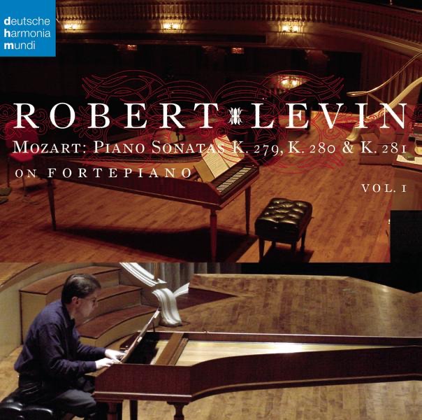 Mozart: Piano Sonatas, K. 279, K. 280 &, K. 281 On Fortepiano, Vol. 1 by Robert Levin album cover