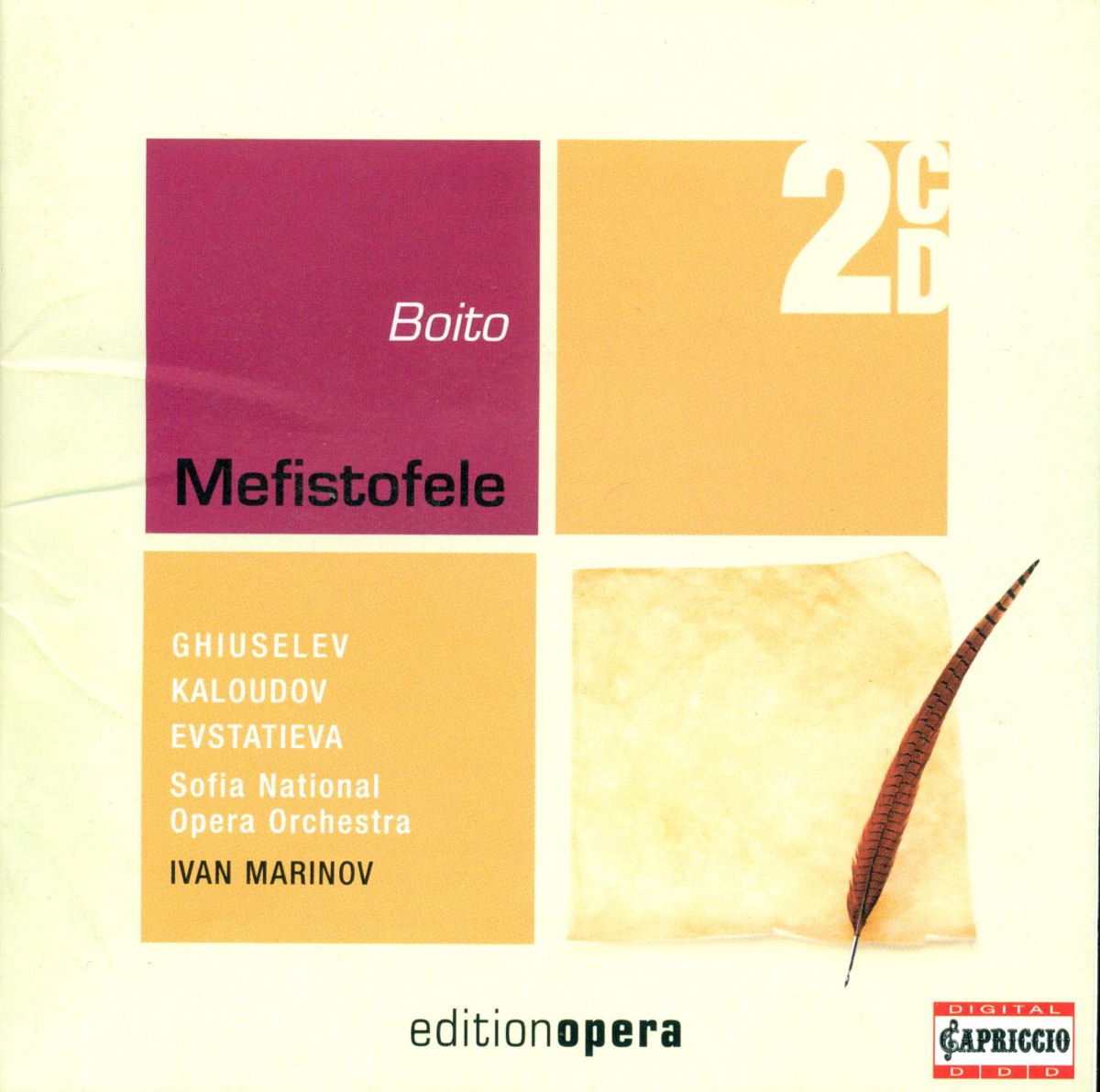Boito: Mefistofele by Stefka Evstatieva, Ivan Marinov & Sofia National Opera Orchestra album cover